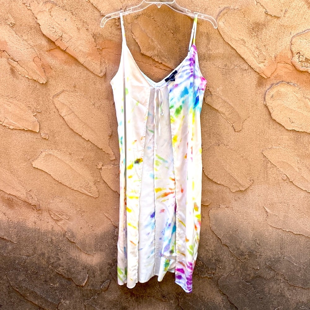 Forever 21 tie dye coverup dress